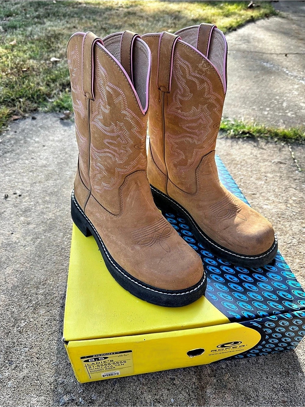 Ariat Roper Women's Western Boots Brown US 8.5 Like New